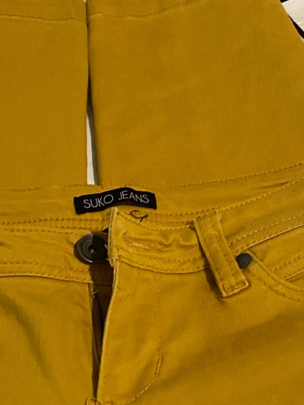 Suko Skinny Jeans 
Mustard Colored NOT YELLOW